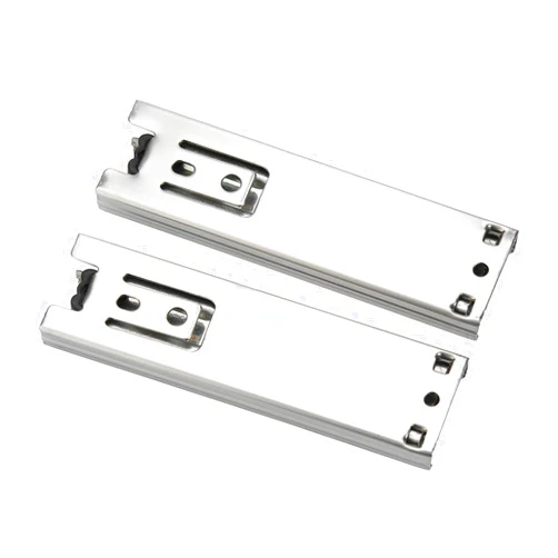 FTVOGUE 2pcs 5in Mini Short Drawer Slides Furniture Rail Full Extension Kitchen Cupboard Hardware for Cabinets, Closets
