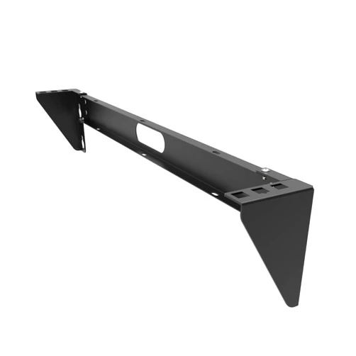 QiaoYoubang 1U Vertical Wall Mount Rack - Foldable Patch Panel Bracket for 19 inches Networking Equipments Including Hardware
