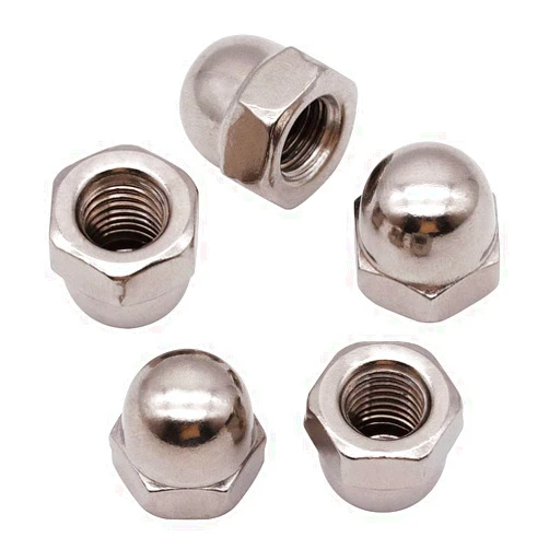 RoyceMart 1/4-20 (30 Pack) Stainless Cap Nuts, Acorn Cap Nuts Hex Cap Nuts, 304 Stainless Steel 18-8, Bright Finish