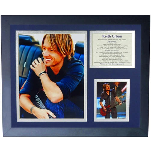 Legends Never Die Keith Urban Framed Photo Collage, 11x14-Inch, (16563U)