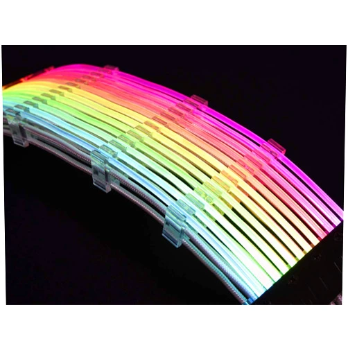 Lian Li Strimer RGB PSU Cable black, 24 Pin Strimmer