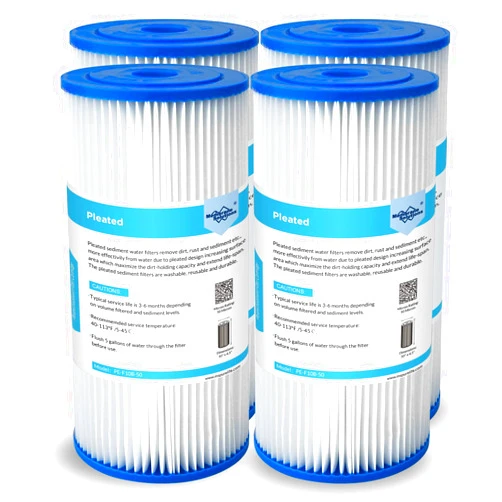 Membrane Solutions 50 Micron Pleated Water Filter Home 10