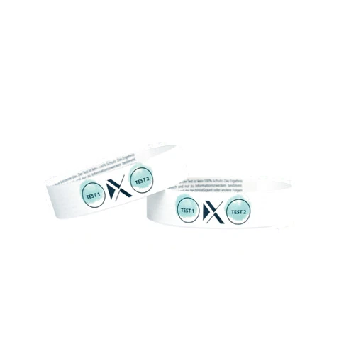 Xantus Wristband 8 Tests - Roofie Test for Drinks,Test for Spiked Drinks (4 Pack/2 Test Wristband/White)-Made in USA,GHB Test Strip + Preventive Protection + Deterrence + Stylish Look,Study Proven