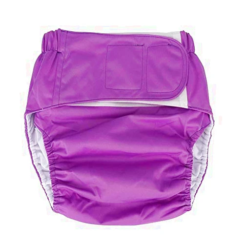 FILFEEL Adult Cloth Diaper, Waterproof & Reusable Elderly Incontinence Nappies Underwear with Maximum Absorbency for Men or Women, Waist: 19.7-49.9inch()