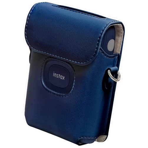 Rieibi Mini Link 2 Case - Protective Cover for Fujifilm Instax Mini Link 2 Smartphone Printer, Blue Beauty Case with Shoulder Strap