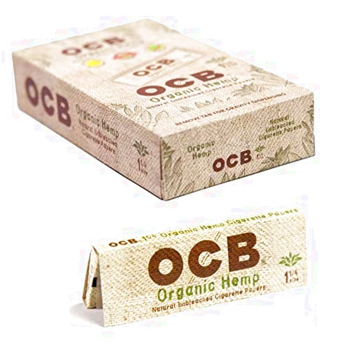 DAONEG OCB ORG HEMP 1 1/4 WIDE Si ze-Full Box (24 Books), 1.25, brown