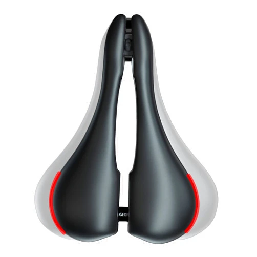 HUGEOAKS Width Adjustable Bike Seat - Comfortable Prostate Friendly Bicycle Saddle Suitable for Mountain, Road, City and Stationary Exercise Bikes