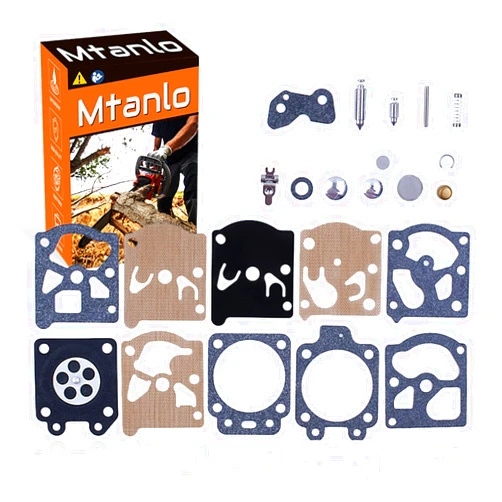 Mtanlo Carburetor Carb Repair Rebuild Kit for Walbro K20-WAT Husqvarna 55 51 455 460 Rancher Echo Poulan Pro Homelite Stihl 026 Chainsaw Trimmers Replacement Part