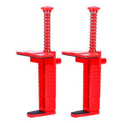 Generic Brick Clips, String Line Masonry Tools Brick Liner Runner Wire Drawer Bricklaying Tool Fixer Leveling Measuring Tool Engineering Accessory Masonry Tools for Building Construction, Red