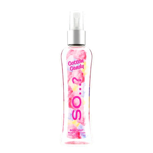So...? So…? Cotton Candy Body Mist Perfume for Women - Sweet Vanilla Perfume with Notes of Bergamot, Raspberry, Candy Floss - Gifts for Women - 3.5 oz