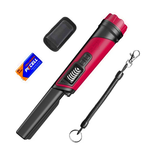 DR.ÖTEK Metal Detector Pinpointer for Adults, IP68 Fully Waterproof Handheld Pin Pointer Wand, LCD Screen, Exclusive Interference Cancellation, High Accuracy, 3 Alert Modes, for Gold, Relics