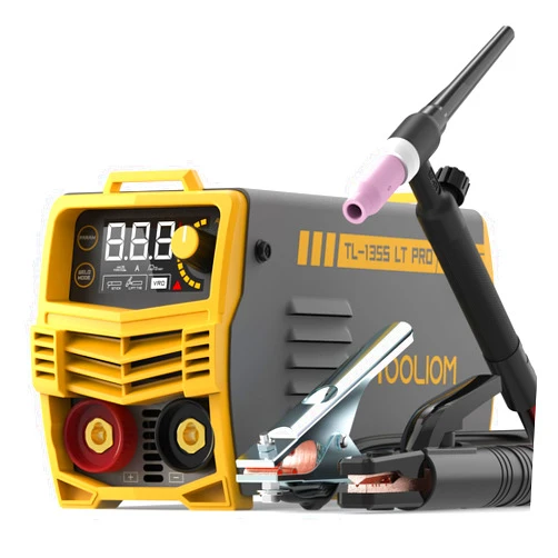 TOOLIOM 135A Stick/Lift TIG Welder 110V MMA ARC Welder Machine with Lift TIG Torch with LCD Display Portable Welding Machine