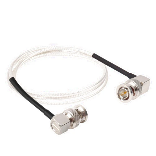 XRDS -RF SDI Cable 3ft, BNC Right Angle Male to Male Cable 75 Ohm RG179 Coax for BMCC Video Blackmagic Camera