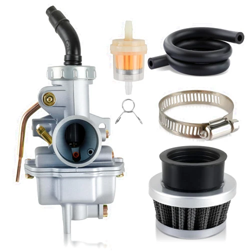 Carbhub PZ20 Carburetor for Kazuma Baja 50cc 70cc 90cc 110cc 125cc TaoTao 110B NST SunL Chinese Quad 4 stroke ATV 4 wheeler Go kart Dirt Bike Honda CRF50F XL75 CRF80F XR50R with Air Fuel Filter
