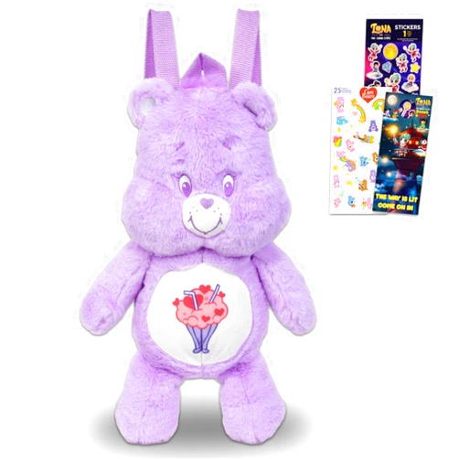 Care Bears Share Bear Plushie Set - Bundle with 17