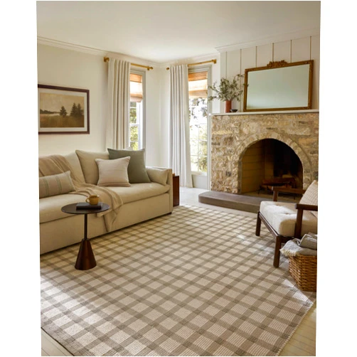 Loloi Magnolia Home by Joanna Gaines Ryder Collection RYD-02 Stone/Ivory 9'-3