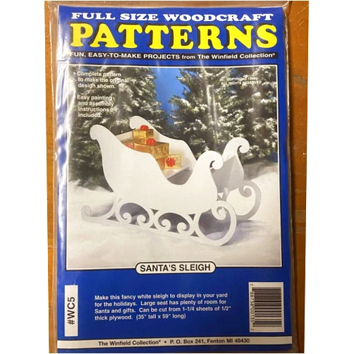 The Winfield Collection Santa's Sleigh Woodworking Project Plan