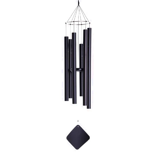 Music of the Spheres - Pentatonic Mezzo, Small-Medium Handcrafted Wind Chime, Precision Tuned, Weather-resistant Unique Outdoor Wind Chimes, 38