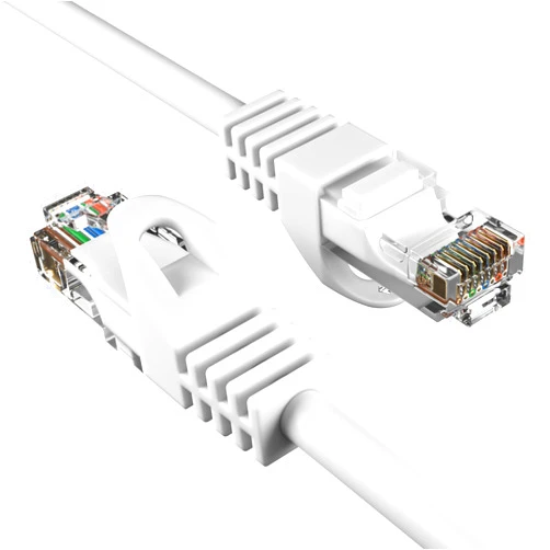 Cables Direct Online Cat5e 200FT Network Ethernet Patch Cable, 350Mhz Internet Wire, Compatible with PC, Laptop, Modem, Router, TVs, Printer Cord, Consoles for Home and Office, White