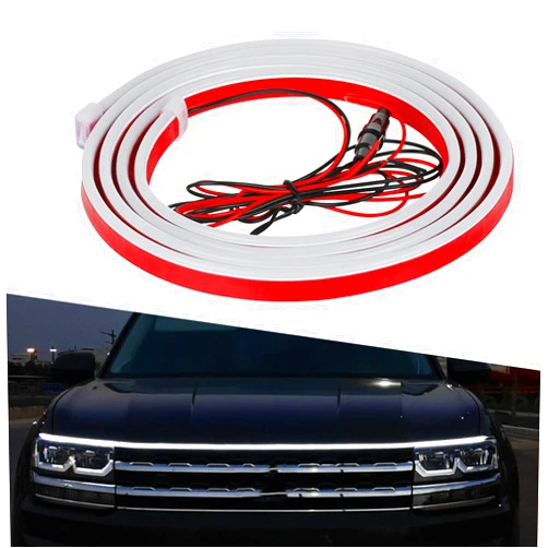 Getfay 1 PC Car Hood Gap LED Light Bar, 70