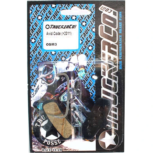 Truckerco Organic Semi-Metallic disc Brake Pads Compatible with Sram Avid Code 2007-2010, Code 5, Code-m, Code-o, Code-o-al