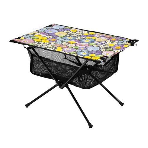 WDdZzyy Folding Outdoor Table Modern Spring Garden Flower Excellent Camping Side Table with Storage Bag for Outdoor Dining Cooking Picnic