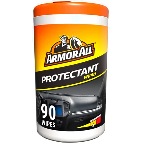 Armor All Original Protectant Wipes, Car Interior Cleaner Wipes with UV Protection to Fight Cracking & Fading, 90 Count