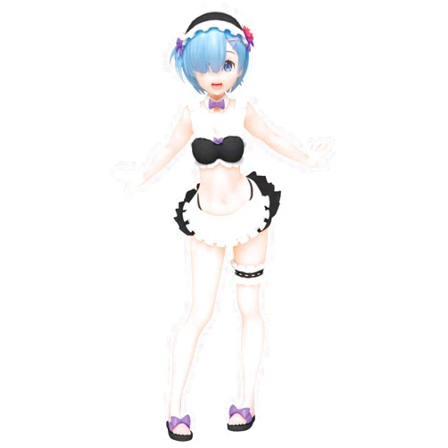 Taito Re:Zero Precious Figure Rem Maid Swimwear Ver Renewal, Multiple Colors (T83429)