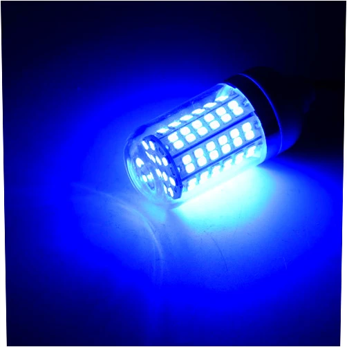 RTNLIT 12V 15W LED Fishing Light, Underwater 108 LEDs Fish Finder Lamp, Submersible Night Fishing Lure Bait Finder Attracts Crappie/Prawns/Squid/Krill, IP68 with 5M Power Cord and Battery Clip