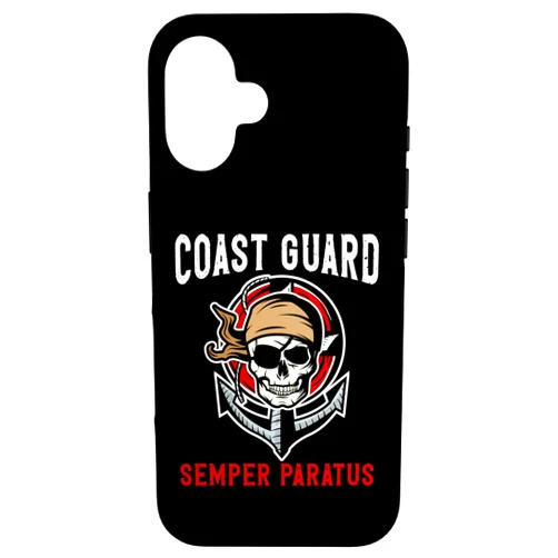 Enjoying A Military Employed In Guarding A Coast iPhone 16 Coast Guard Semper Paratus Forces Coast Guard Case