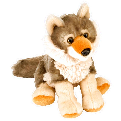 Wild Republic Wolf Plush, Stuffed Animal, Plush Toy, Gifts for Kids, Cuddlekins, 8 Inches