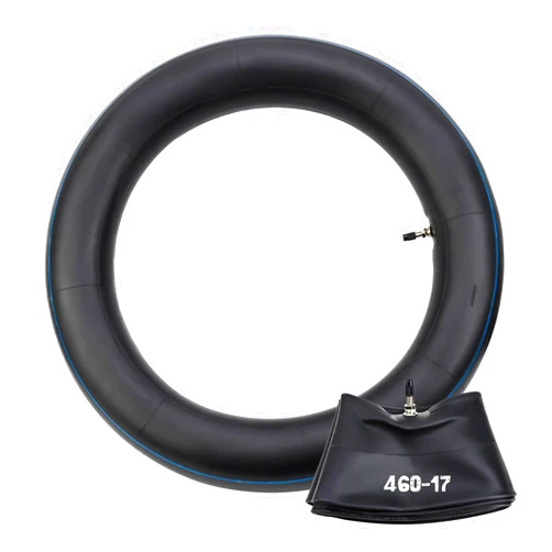 FHSJXR 130/80-17 Inner Tube 460-17 Motorcycle Heavy Duty Tire Inner Tube for 130/70-17 140/70-17 140/80-17 KLR250 KL250 XL350R XT250, with TR4 Straight Valve Stem (2 Pack)