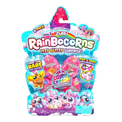 Rainbocorns - Itzy Glitzy Surprise Series 1-4 Pack