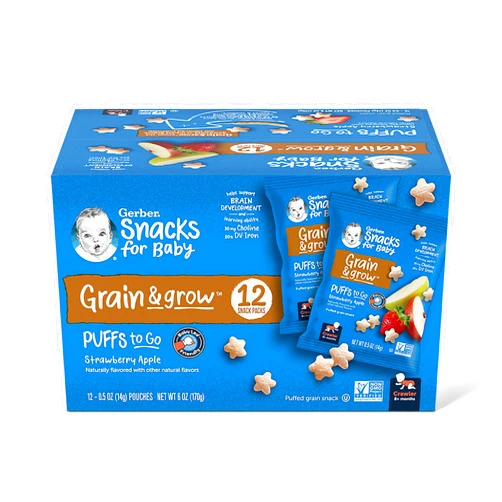 Gerber Puffs to Go Strawberry Apple