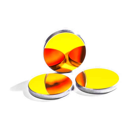 MCWlaser CNCOLETECH 19mm CO2 Laser Mirror Si Reflective Mirrors Lens Gold-Plated Silicon 3PCS CO2 Laser Lens,for CO2 Laser Machine