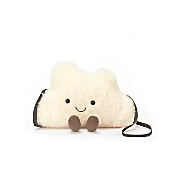 Jellycat Amuseable Cloud Bag Crossbody Purse with Zip Top Gifts for Kids Girls Tweens and Teens