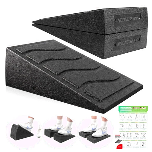Nooncrazy Slant Board for Calf Stretching, 5 Adjustable Angles Incline Board for Calf Stretching, 480 lbs Weight Capacity Calf Stretch Wedge for Exercise, Squat, Ankle Mobility & Physical Therapy