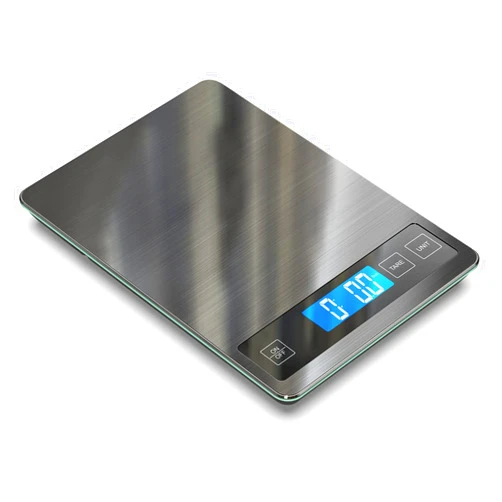 Nicewell Food Scale, 22lbs Digital Kitchen Grey Stainless Steel Scale Weight Grams and oz for Cooking Baking, 1g/0.1oz Precise Graduation,Tempered Glass (Dark Gray)