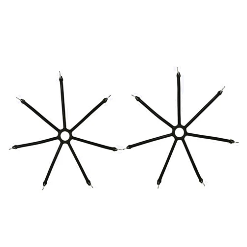 TANILES Black 0217 Spider Bungee Truck Snow Tire Chains Adjuster Tensioner, Set of 2, Universal Fitment for Passenger Cars and Light Trucks