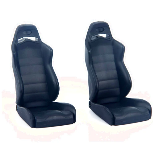 LCX Racing 1/10th RC Crawler Car Interior Nylon Racing Seats for RC Car Axial Wraith, Upgrades Parts Accessories
