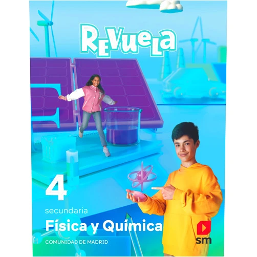 Spanish Edition by Aureli Caamaño Ros (Author), Pablo Nacenta Torres (Author), Nicolás Romo Baldominos (Author), Alicia Sánchez (Author), José María Cañizares (Author), Rocío Medina (Author), Alberto García Ayerbe (Illustrator), Alya Mark (Illustrator), Archivo SM, (Illustrator), Ariel Alejandro Gómez (Illustrator), Avi, (Illustrator), David Gómez Castro (Illustrator), Diego Conte Peralta (Illustrator), Drop Ilustración, (Illustrator), Félix Moreno Arrastio (Illustrator), Guillermo Díez Celaya (Illustrator), Istock, (Illustrator), Jacinto Rodríguez Montoro (Illustrator), José Manuel Pedrosa Pérez (Illustrator), José Santos González (Illustrator), Juan Francisco Cobos (Illustrator), Luis Mosquera Arancibia (Illustrator), Myriam G. Marquet (Illustrator), Nicolás Fernández Prímola (Illustrator), Pablo Jurado (Illustrator), Ramón Colera Cañas (Illustrator), Ricardo de Arce Borda (Illustrator), Santiago Alberto Moralejo (Illustrator) & 25 more Física y Química. 4 Secundaria. Revuela. Comunidad de Madrid