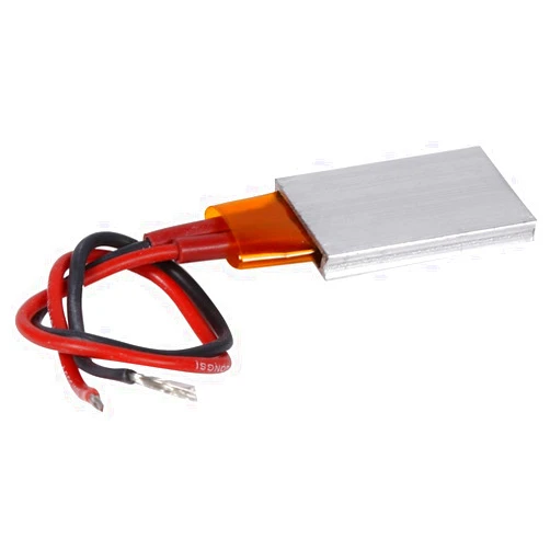 ASHATA PTC Thermostat Heater Plate, AC DC 12V Applicable Miniature Heater, Constant Temperature Heater, for Hair Curler Devices,Water Boiler,etc. (220℃ 5-28W)