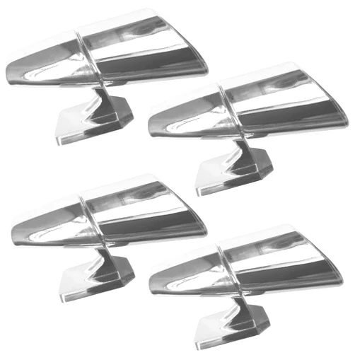 T-AIM DEER Chrome Deer Whistle for Cars, SUV, Truck, Motorcycles | Wildlife Warning Bonus 2 Package Sets | Qty 4