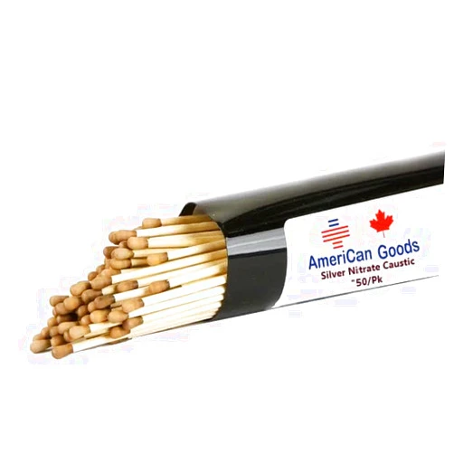 AmeriCan Goods 100/Pack Wood Silver Nitrate Caustic 6