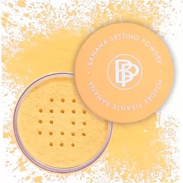 bellapierre Banana Setting Powder | Lightweight Color-Correcting Powder with All Day Makeup Protection | Eliminates Blotchiness and Dark Under-Eye Circles | Matte Tint - Original - 0.14 Oz