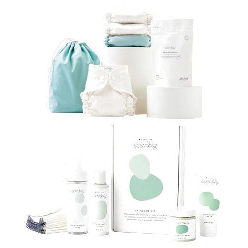 Esembly Cloth Diaper Try-It Kit and Skincare Kit Bundle