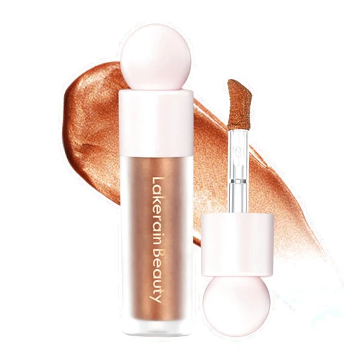 MEICOLY Liquid Highlighter,Long Lasting Liquid Luminizer Shimmer Stick,Waterproof Smooth Highlight Face Illuminator,Silky Natural Glow Makeup Sparkly Highlighters for Face,04 Transcend
