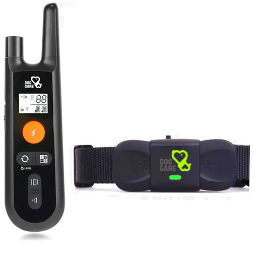 DOG CARE Dog Training Collar with Remote - Dog Shock Collar for All Dogs with 1800FT Remote, Rechargeable Dog Bark Collar with Beep/Vibration/Shock Modes, Security Lock, Rainproof [2023 Upgraded]