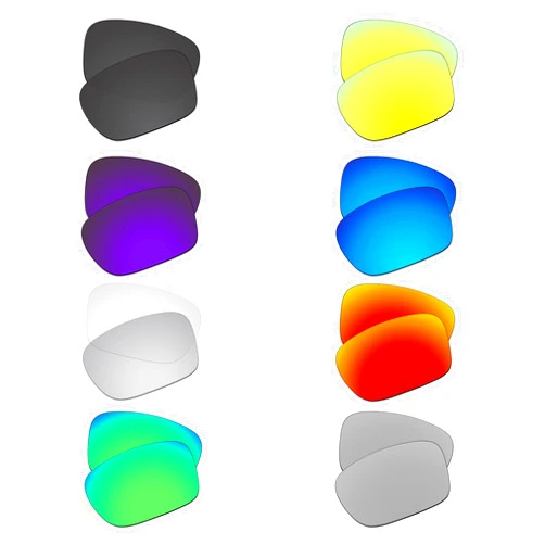 EZReplace Lenses Replacement for Oakley Holbrook OO9102 Sunglasses (Polarized Lenses) - Carbon Black+Spring Green+Fire Red+Ice Blue+Metal Silver+Golden Yellow+Blue Violet+Photochromic