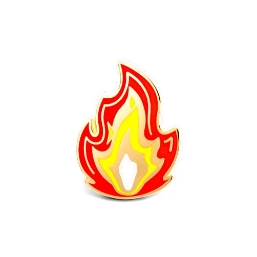 Winks For Days It's Fire Hard Enamel Lapel Pin